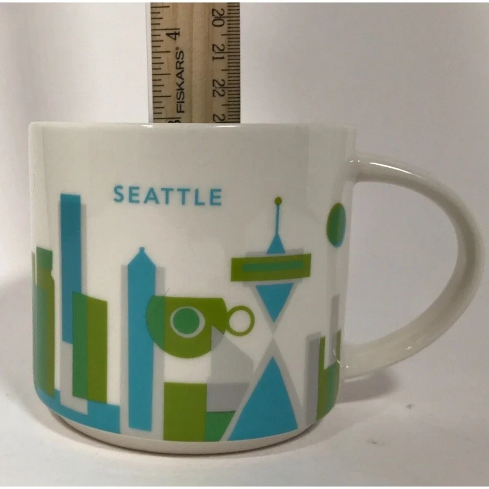 2017 Starbucks You Are Here Collection Seattle 3.5in 14 Fl Oz Coffee Tea Mug Cup